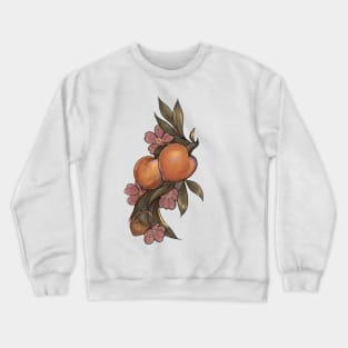 Neo traditional Georgia peach Crewneck Sweatshirt